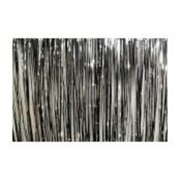Mylar Rain Curtain - Black/Silver