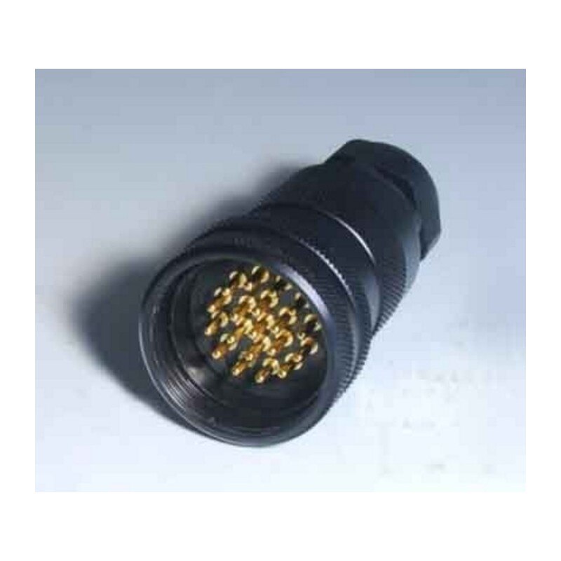 19-Pin Socapex Female Cable Mount Connector Solder - Black (19-Pin F ...