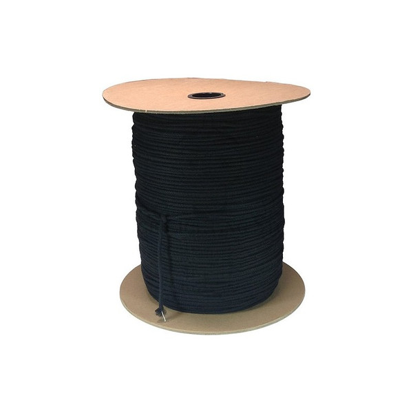 Black Unglazed Tie Line - 1/8in. - 3000' Reel (3000ft Black