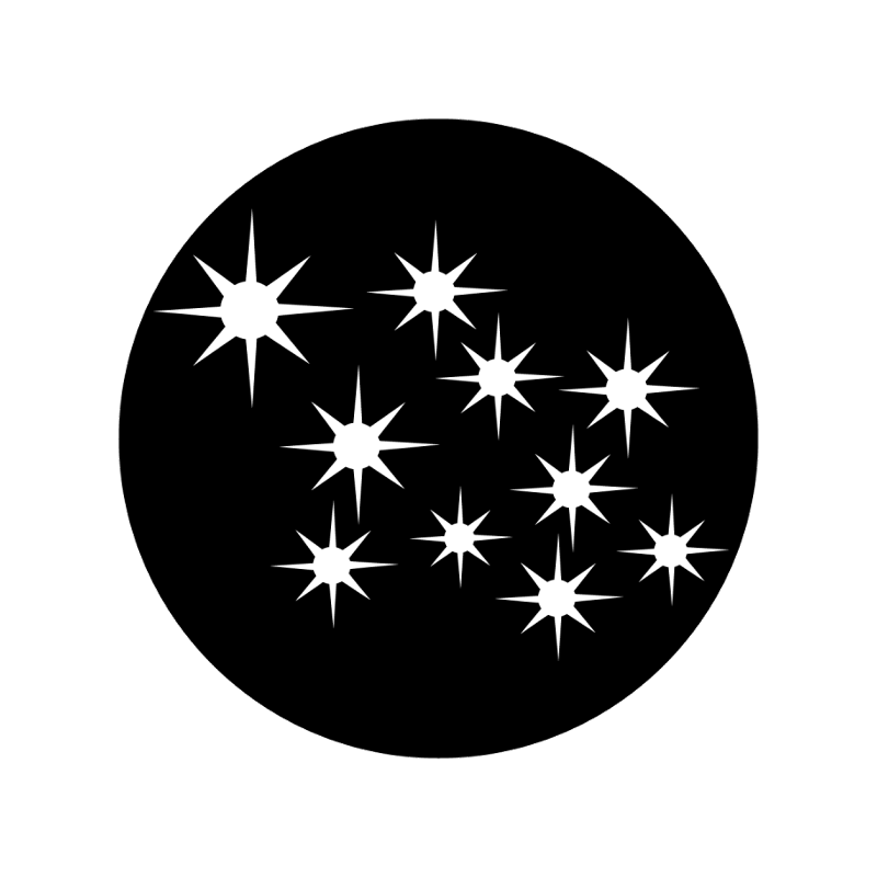 Apollo Metal Gobo 2422 Solar Stars (Apollo ME-2422)