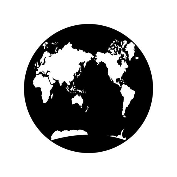 Apollo Metal Gobo 2495 Globe World-A (Apollo ME-2495)