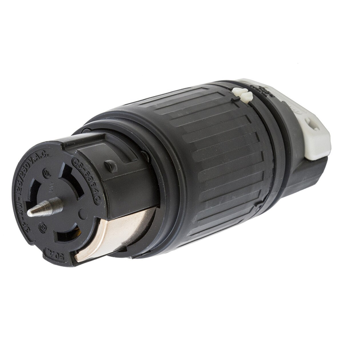 Hubbell Locking, Industrial, Female Connector Body, 50A 125/250V, 3 ...