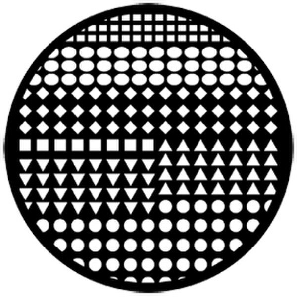 Rosco Plastic Gobo - Sonata (Rosco Cool Ink 77523)