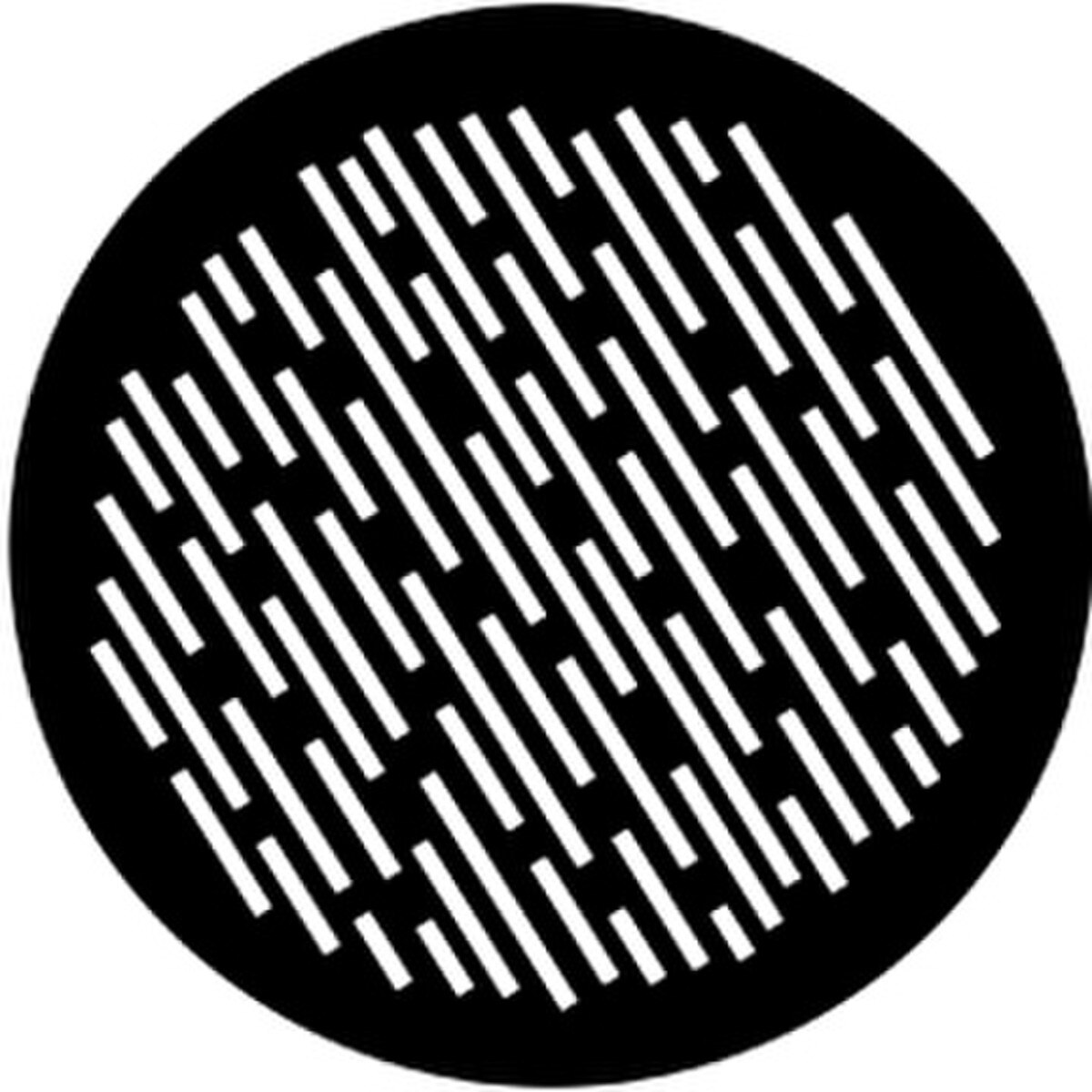 Rosco HD Plastic Gobo - Rain A (Rosco Cool Ink HD 77012)