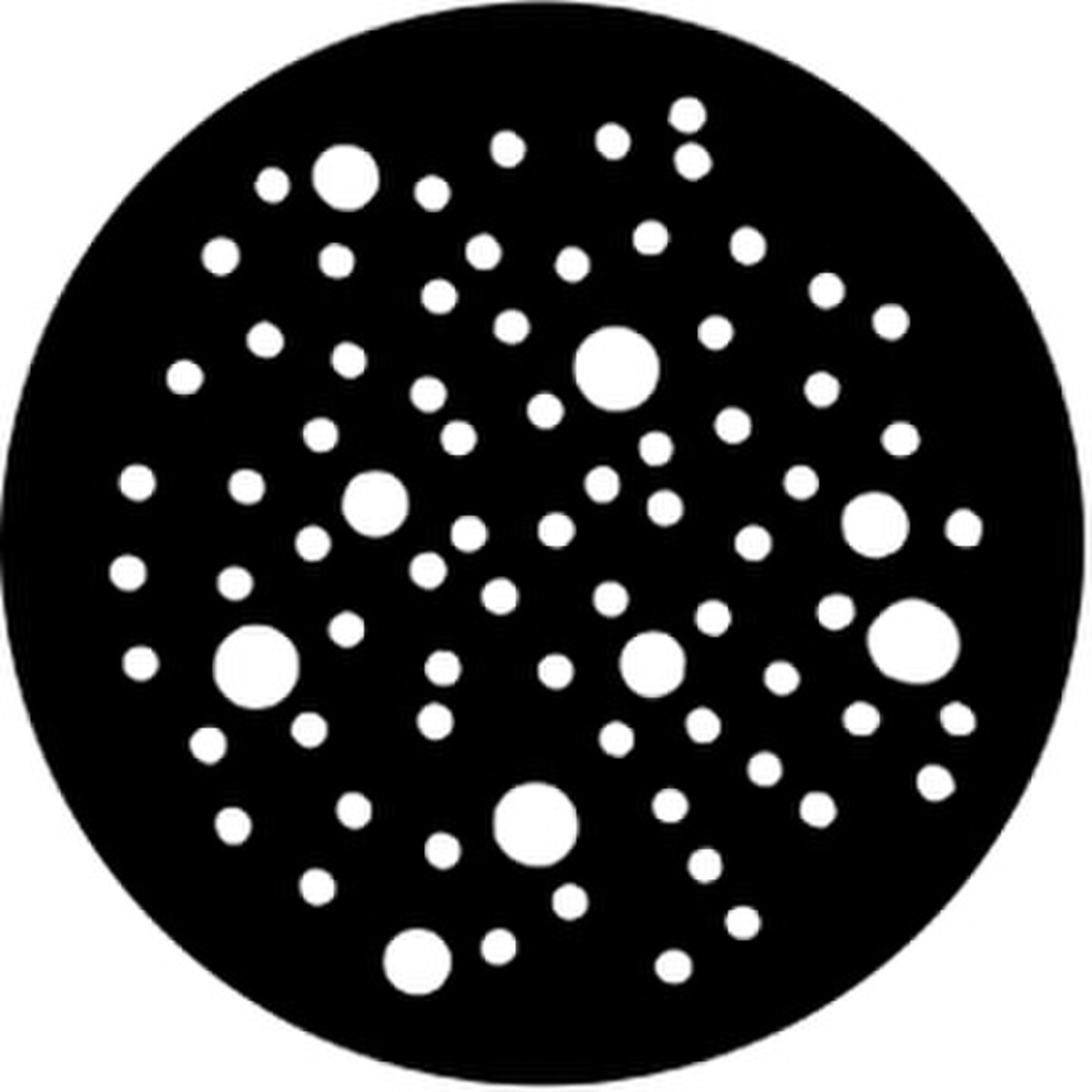 Rosco HD Plastic Gobo - Dot Breakup (Large) (Rosco Cool Ink HD 77808)