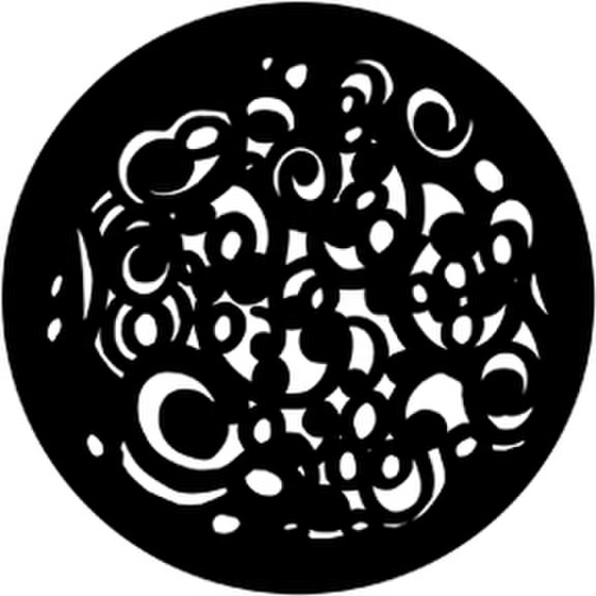 Rosco HD Plastic Gobo - Doodles (Rosco Cool Ink HD 77908)