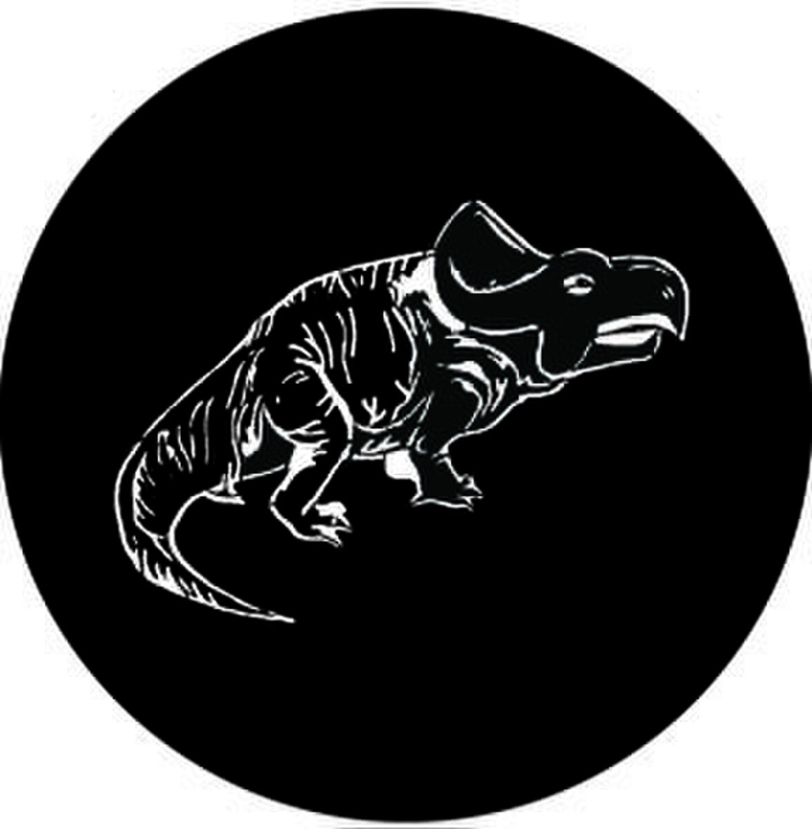Rosco HD Plastic Gobo - Triceratops (Rosco Cool Ink HD 78628)