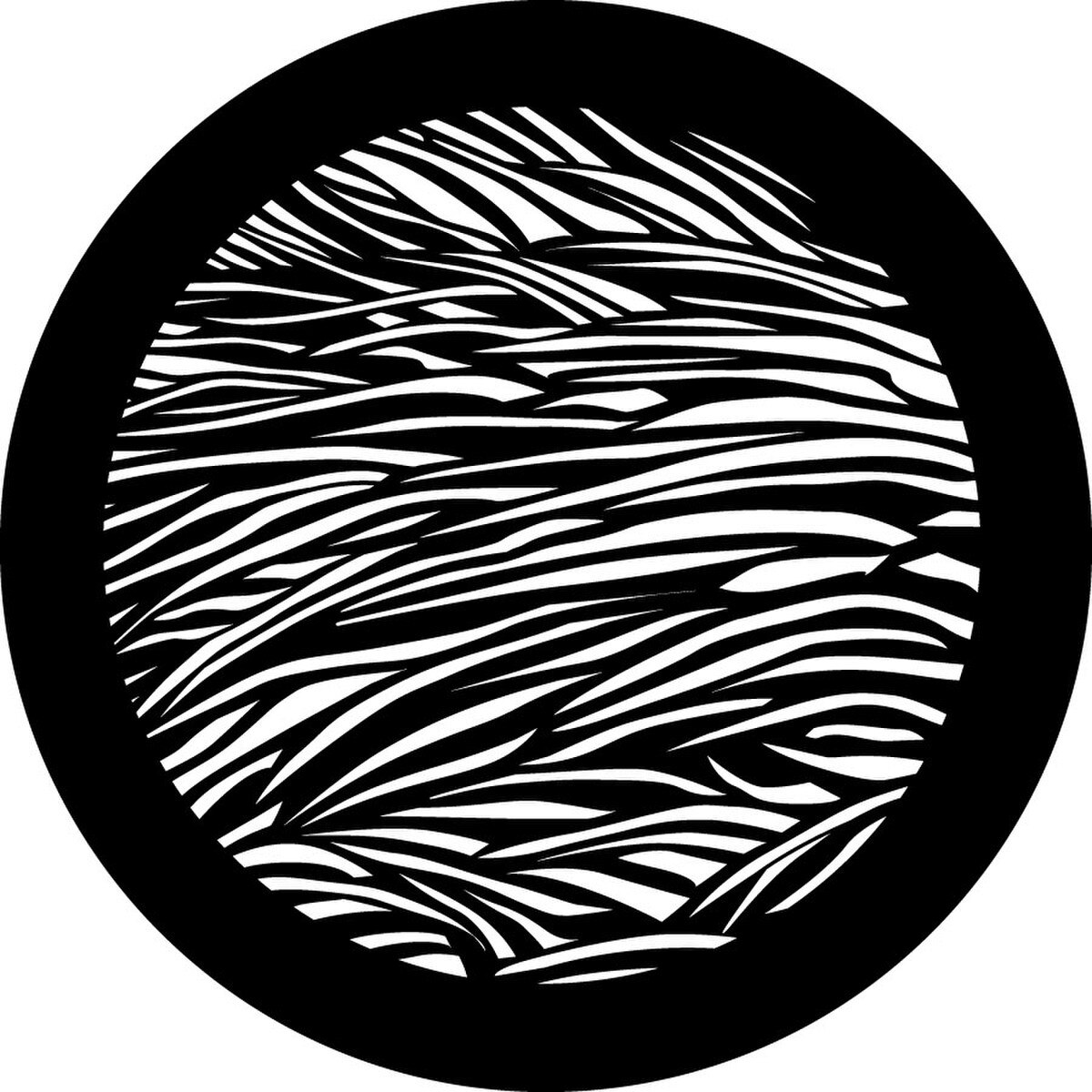 Rosco HD Plastic Gobo - Fur Texture (Rosco Cool Ink HD 78646)