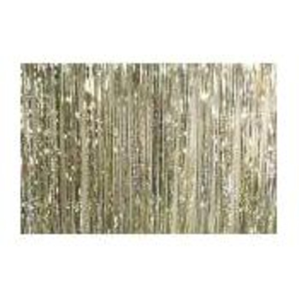 Mylar Rain Curtain - Silver/Gold/Diffraction